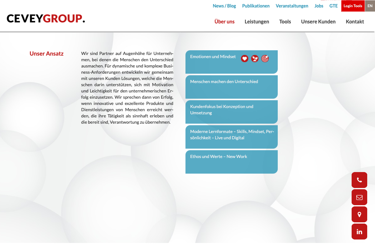 screenshot ceveygroup theme